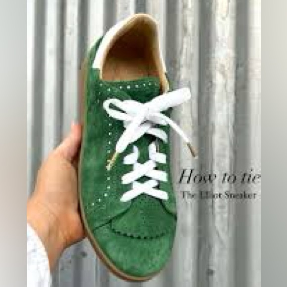 The Office of Angela Scott the Elliot Sneaker Green & white size EU 37 US 7 - Picture 13 of 16